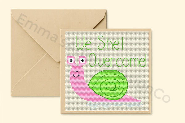Well Done Cross Stitch Card