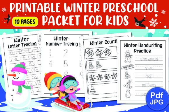 Winter Preschool Packet