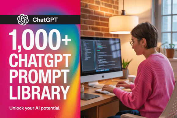 1,000+ ChatGPT Prompt Library Graphic by Pro Designer Team · Creative ...