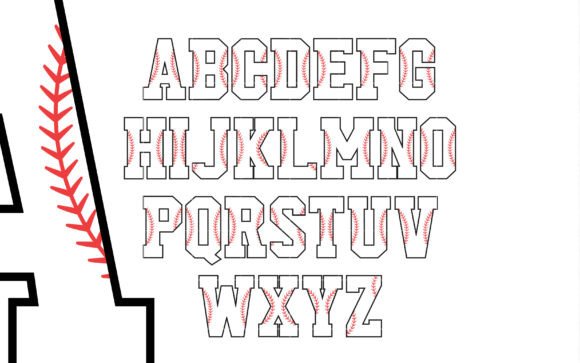 Baseball Bundle Font - Preview 2