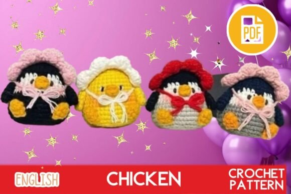Chicken Crochet PDF / Easter / Amigurumi