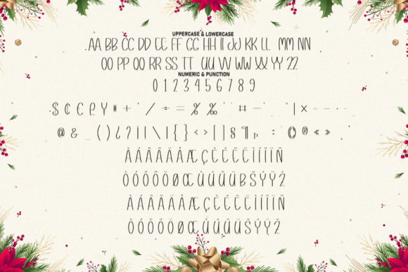 Christmas Alphabet Font - Preview 6