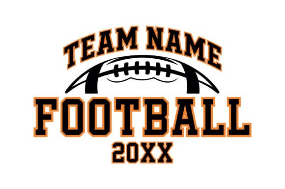 Custom Football Team Logo Design