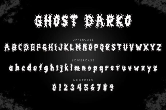 Ghost Darko Font - Preview 5