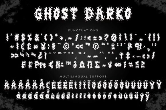 Ghost Darko Font - Preview 6
