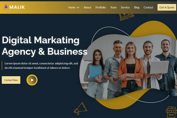 Responsive Digital Services Agency Theme