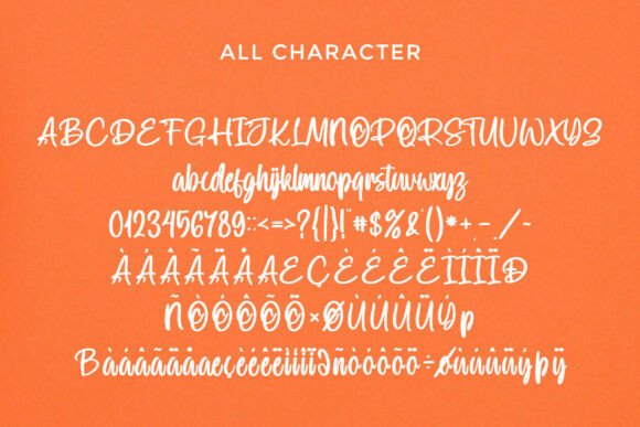 Sagtrina Font PNG with transparent background - Preview 2