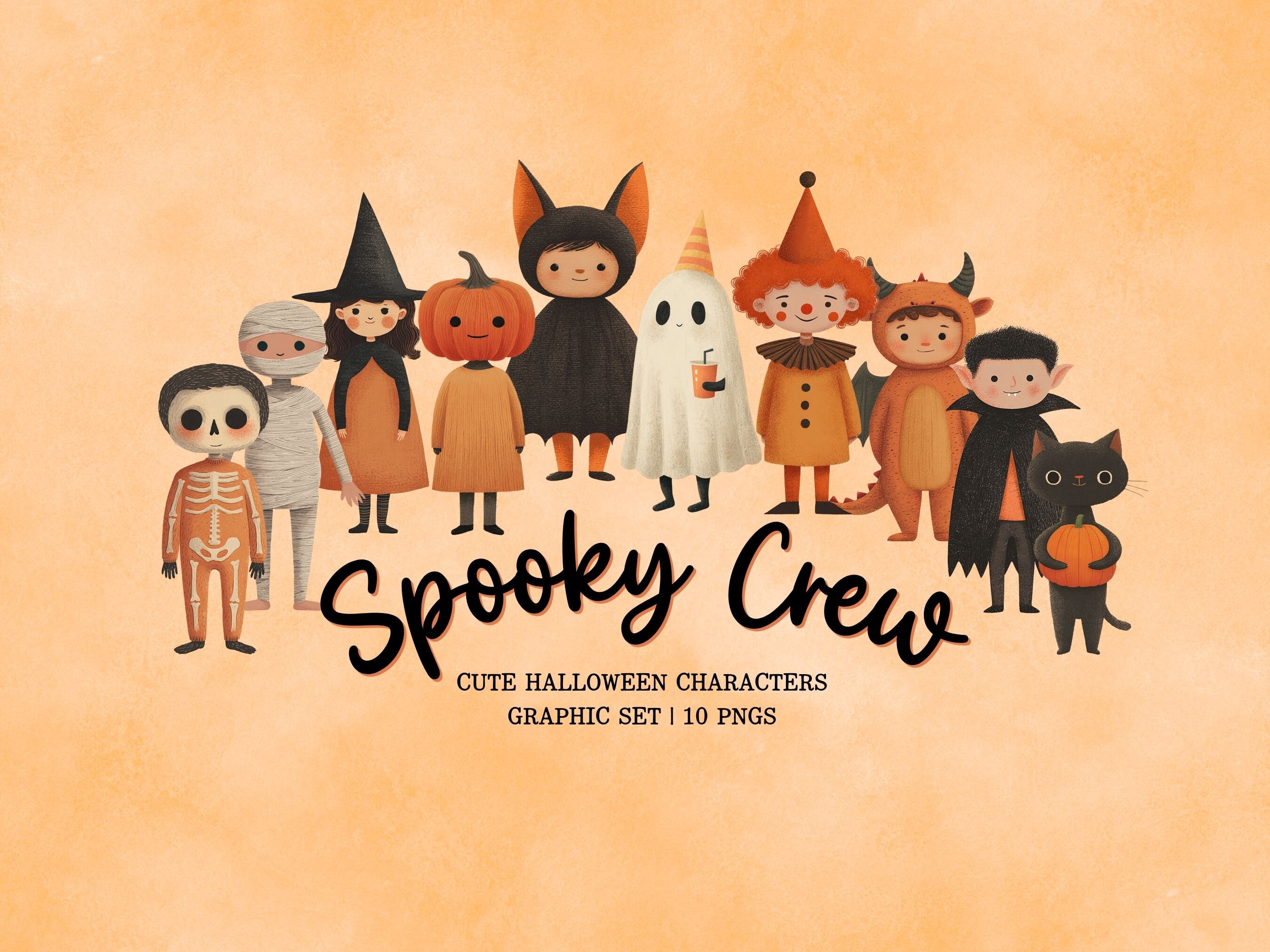 Spooky Crew | Kids Halloween Characters
