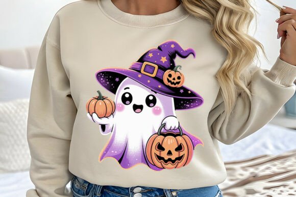 Twinkle Kawaii Halloween Sublimation PNG Grafik Druckbare Illustrationen Von Designs_Studio4