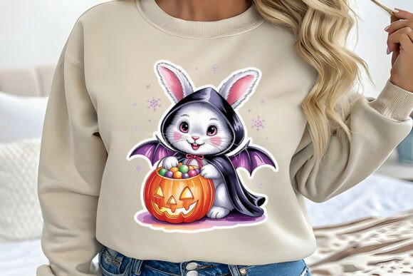 Twinkle Kawaii Halloween Sublimation PNG Grafik Druckbare Illustrationen Von Designs_Studio4