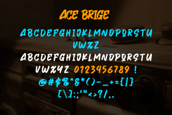 Ace Brige Font - Preview 1