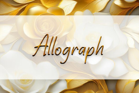 Allograph Font - Preview 1