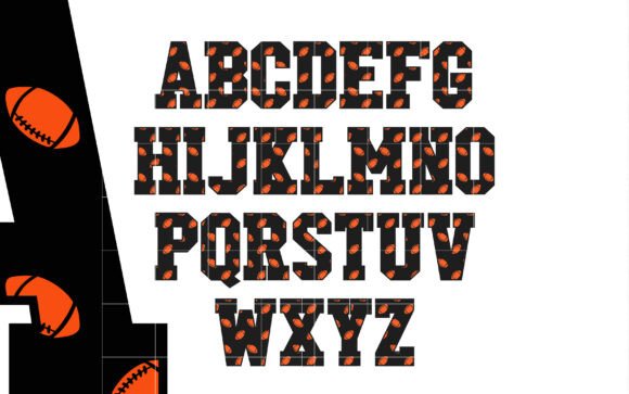 American Football 7 Tiger Font - Preview 4
