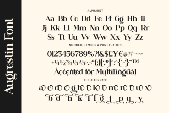Augrestin Font - Preview 3