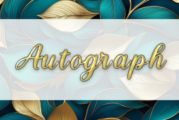 Autograph Font - Preview 1