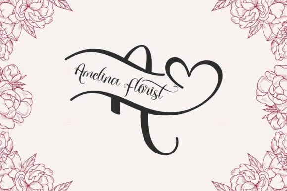 Beautiful Shakila Monogram Font - Preview 1
