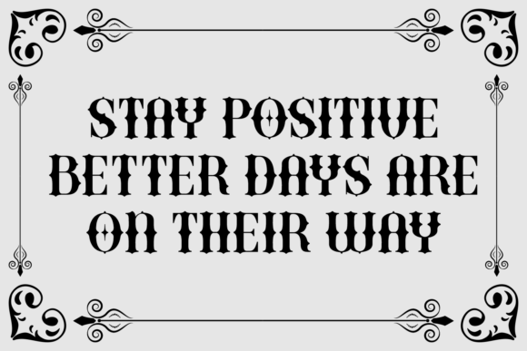 Black Bhorn Font - Preview 1