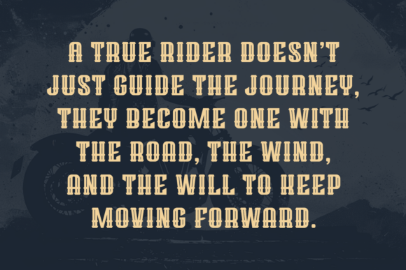 Brave Rider Font - Preview 3