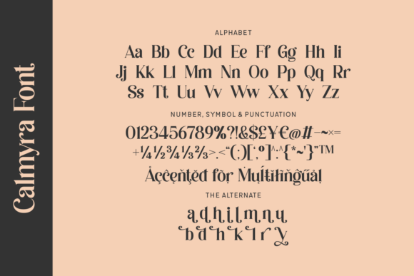 Calmyra Font - Preview 3