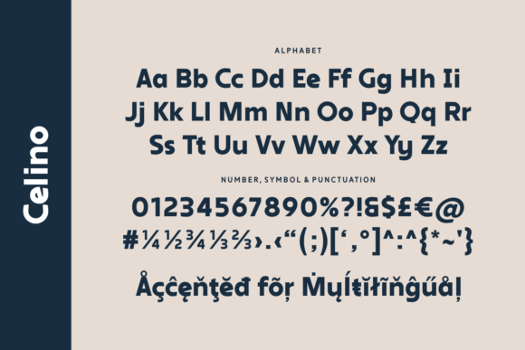 Celino Font - Preview 3