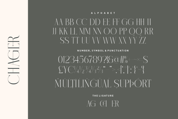 Chager Font PNG with transparent background - Preview 3