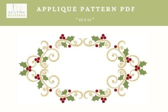 Christmas Applique Pattern PDF