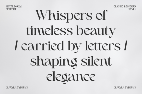 Clévara Font PNG with transparent background - Preview 3