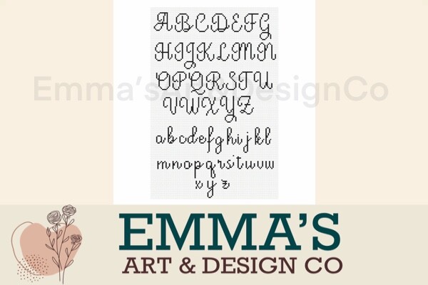 Cross Stitch Alphabet Pattern