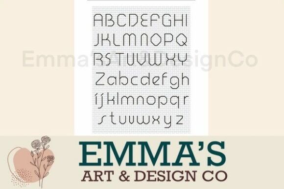 Cross Stitch Alphabet Pattern