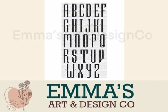 Cross Stitch Alphabet Pattern