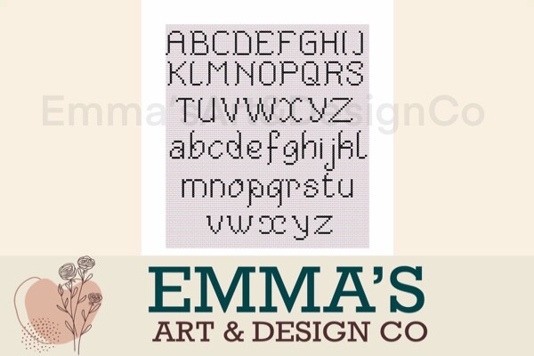 Cross Stitch Alphabet Pattern