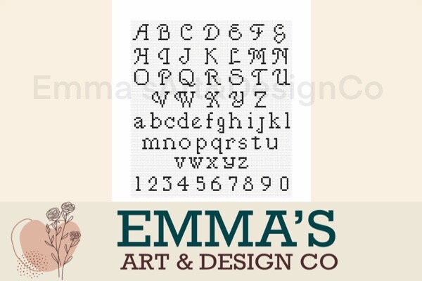 Cross Stitch Alphabet Pattern
