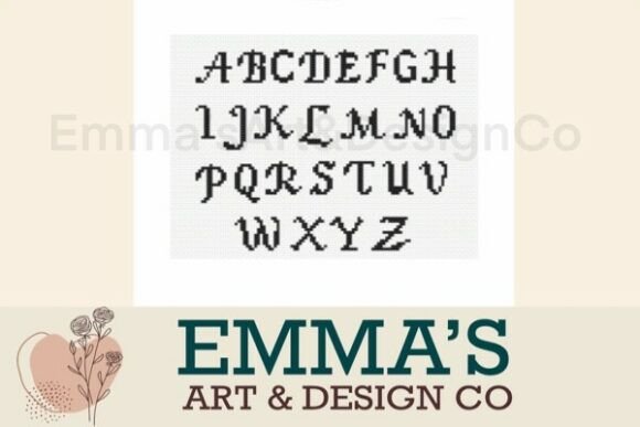 Cross Stitch Alphabet Pattern