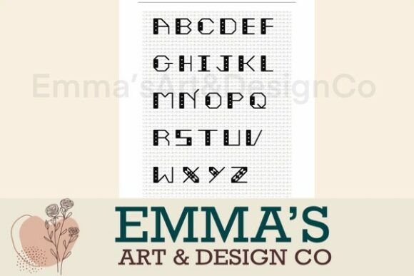 Cross Stitch Alphabet Pattern