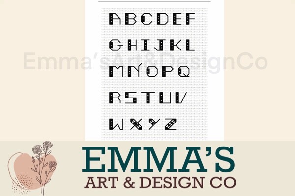 Cross Stitch Alphabet Pattern