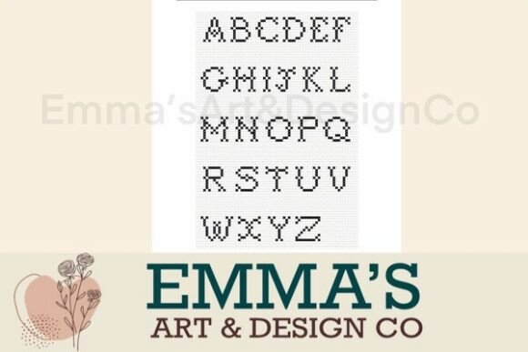 Cross Stitch Alphabet Pattern