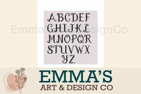 Cross Stitch Alphabet Pattern