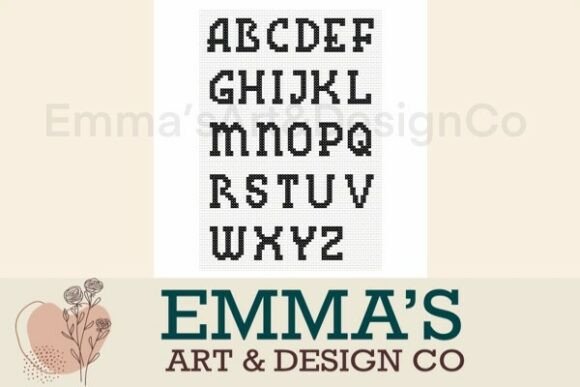 Cross Stitch Alphabet Pattern