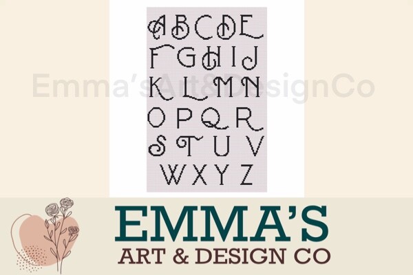 Cross Stitch Alphabet Pattern