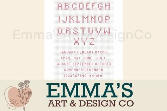 Cross Stitch Alphabet Pattern