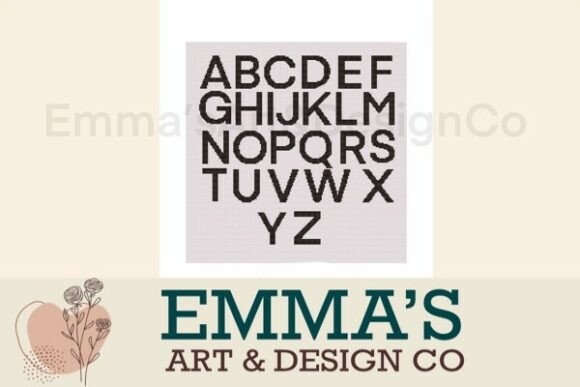 Cross Stitch Alphabet Pattern