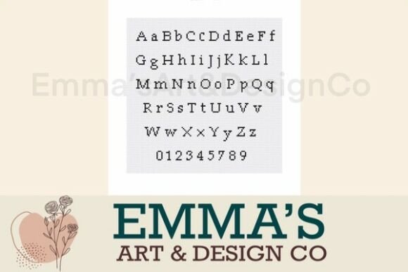 Cross Stitch Alphabet Pattern