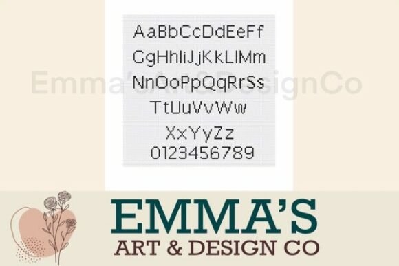 Cross Stitch Alphabet Pattern