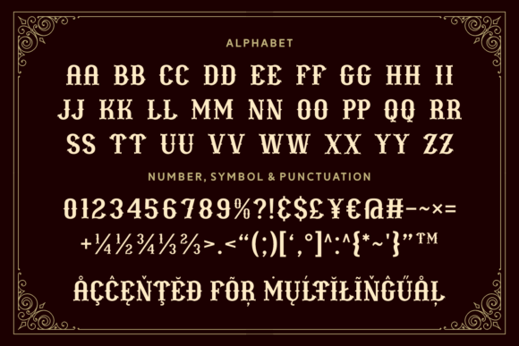 Empire Desire Font PNG with transparent background - Preview 4