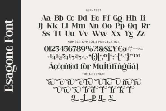 Esagone Font - Preview 2
