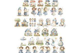 Fairy Tale Watercolor Clipart Graphic by Cozy Watercolor Studio ...