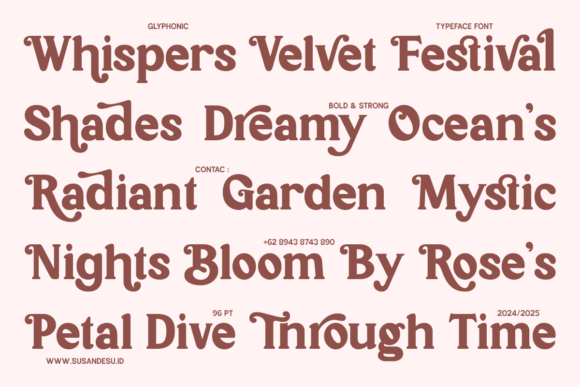 Gc Rose Marine Font - Preview 5