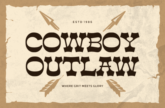 Gunsbuford Font PNG with transparent background - Preview 1