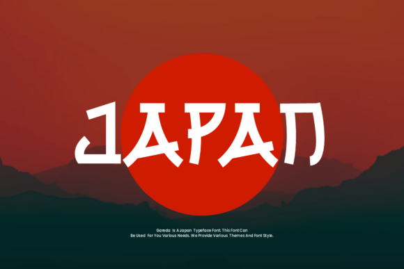 Gareda Font - Preview 1