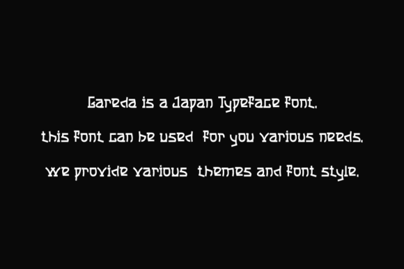 Gareda Font - Preview 4